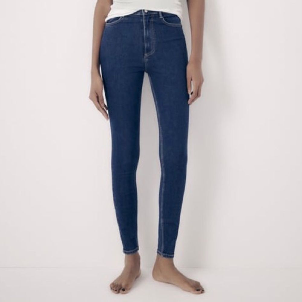 ZARA super elastic jean mid-blue